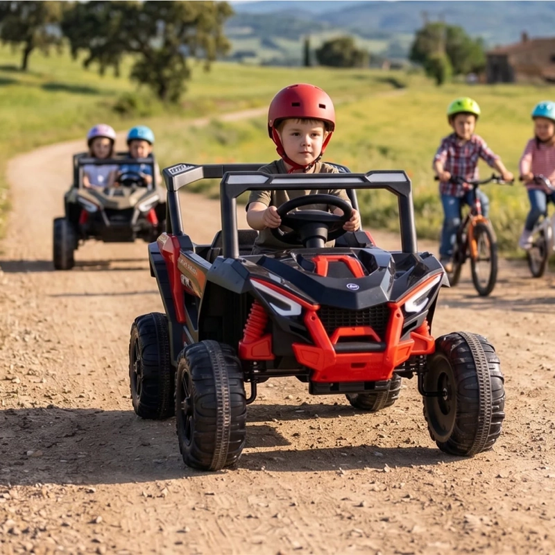 AUTO A BATERÍA KIDSCOOL BUGGY 4X2 12V CONTROL REMOTO NEGRO - 8