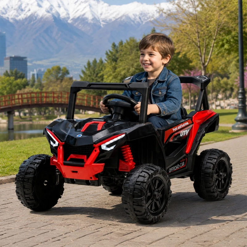 AUTO A BATERÍA KIDSCOOL BUGGY 4X2 12V CONTROL REMOTO NEGRO - 9