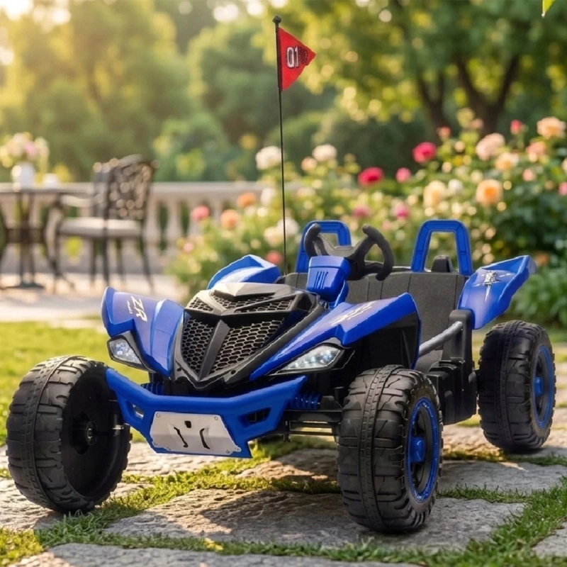 AUTO A BATERÍA KIDSCOOL MONSTER 4X4 24V APP CONTROL REMOTO AZUL - 2