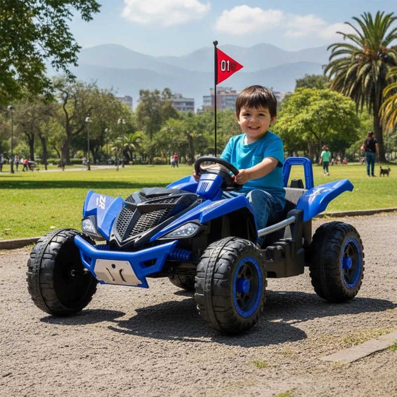 AUTO A BATERÍA KIDSCOOL MONSTER 4X4 24V APP CONTROL REMOTO AZUL - 11