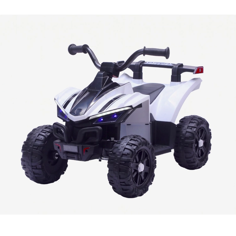 CUATRIMOTO A BATERÍA KIDSCOOL ATV 12V BLANCO - 2