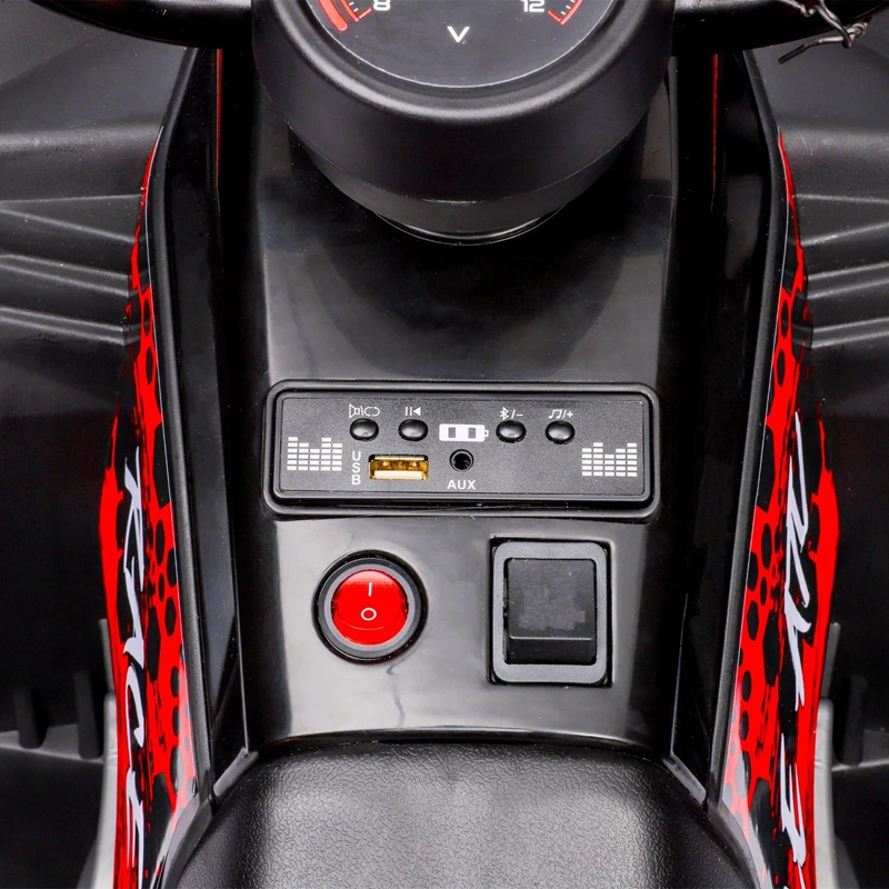 CUATRIMOTO A BATERÍA KIDSCOOL ATV 12V ROJO - 3
