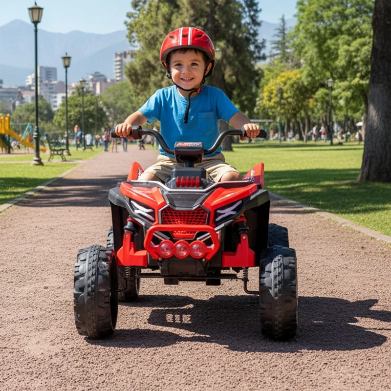 CUATRIMOTO A BATERÍA KIDSCOOL ATV 12V ROJO - 8