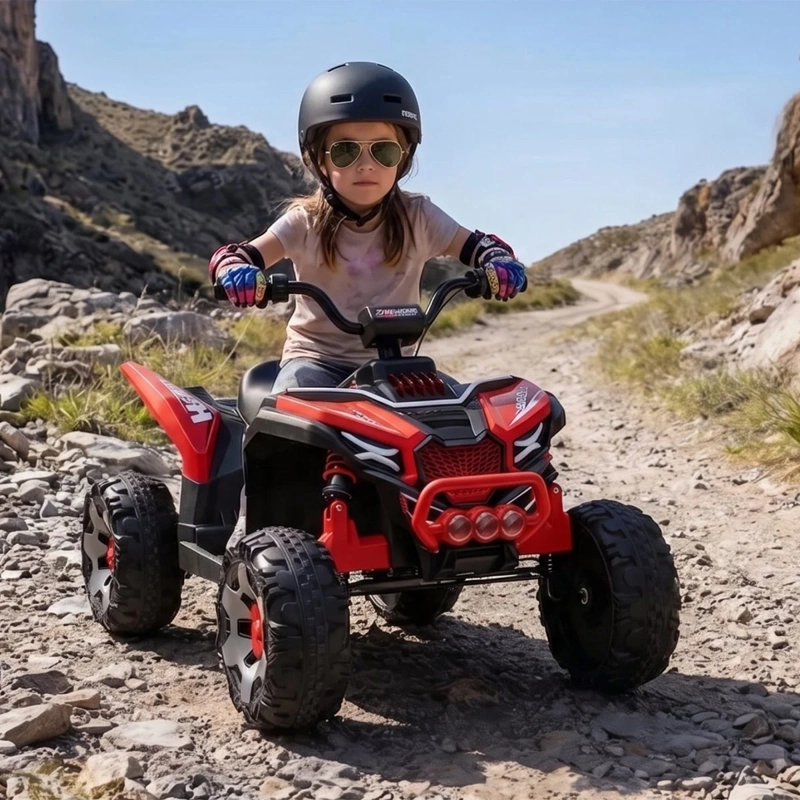 CUATRIMOTO A BATERÍA KIDSCOOL ATV 12V ROJO - 9