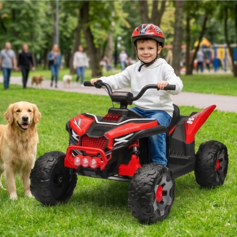 CUATRIMOTO A BATERÍA KIDSCOOL ATV 12V ROJO - 10