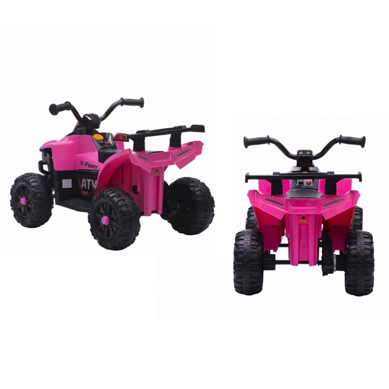 CUATRIMOTO A BATERÍA KIDSCOOL ATV 12V ROSADO - 4