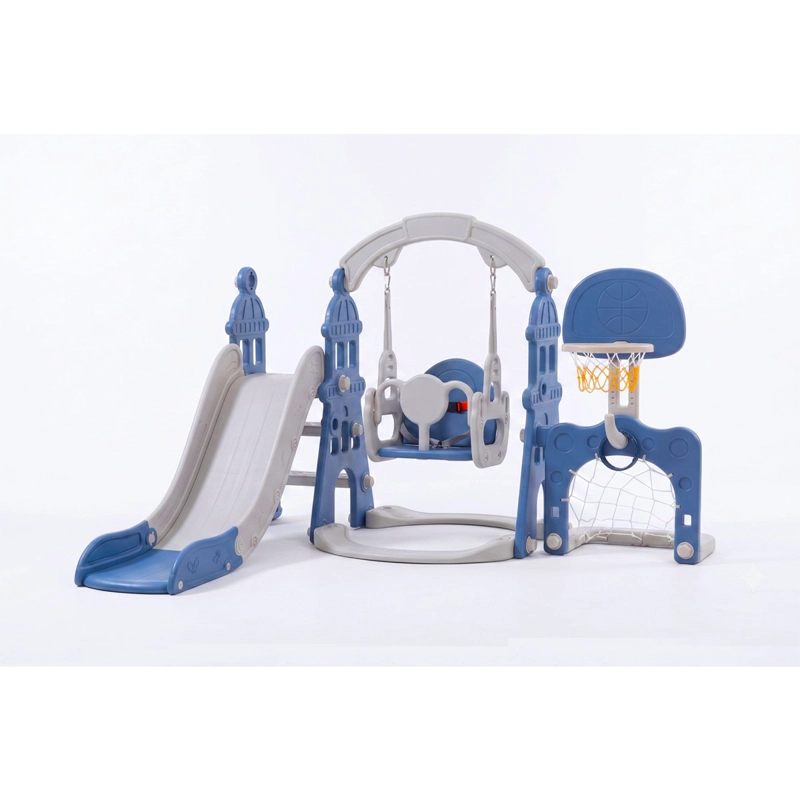 RESBALÍN COLUMPIO KIDSCOOL MULTIFUNCIÓN 5 EN 1 AZUL - 2