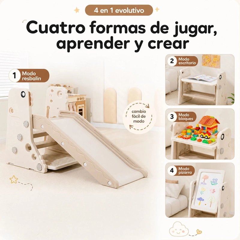 RESBALÍN KIDSCOOL PLEGABLE 4 EN 1  - 3