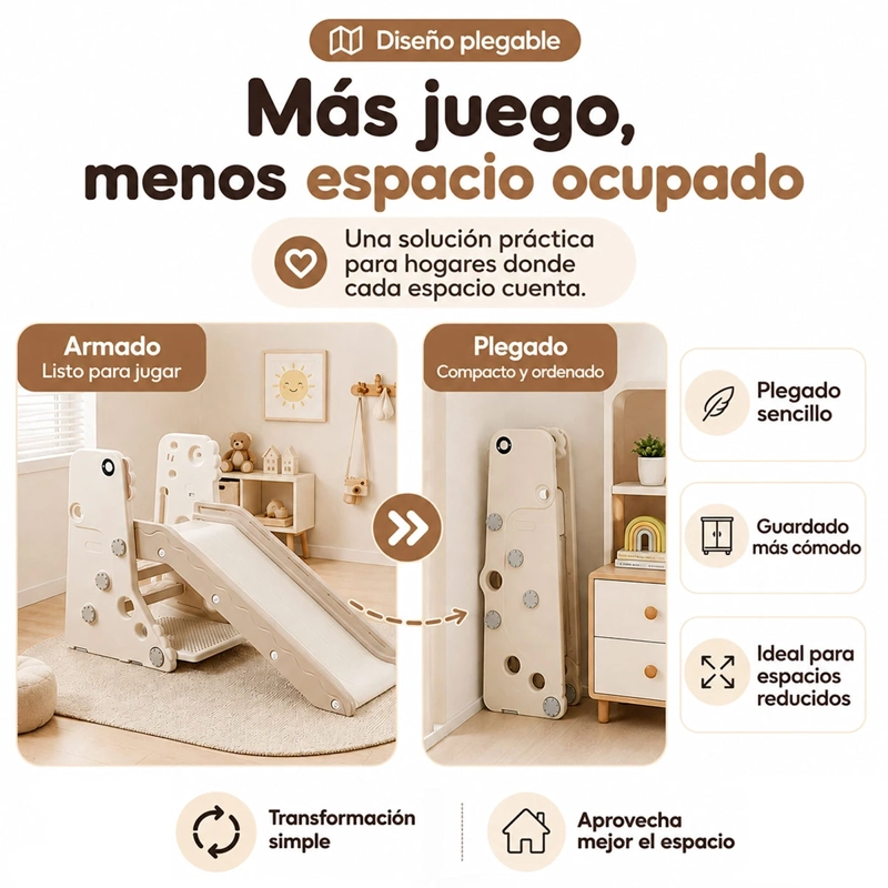 RESBALÍN KIDSCOOL PLEGABLE 4 EN 1  - 5