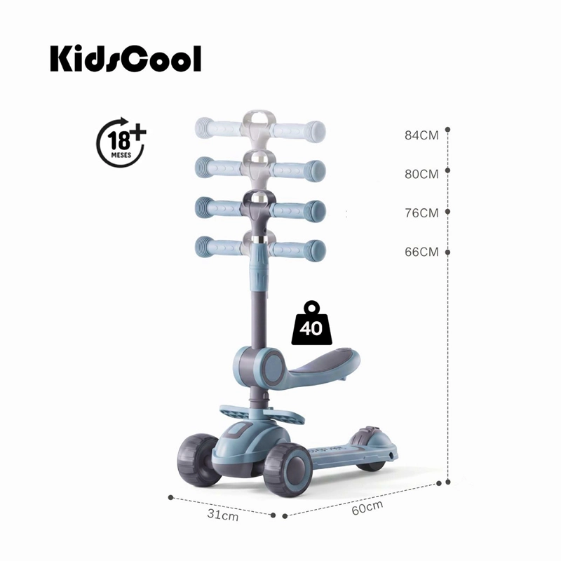 SCOOTER KIDSCOOL ASIENTO LUCES Y MUSICA  - 13