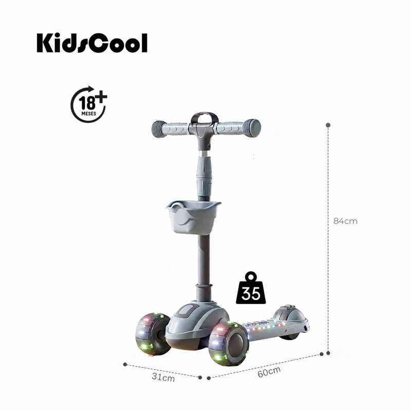 SCOOTER KIDSCOOL PLEGABLE 3 RUEDAS  - 7