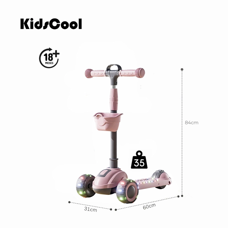 SCOOTER KIDSCOOL PLEGABLE 3 RUEDAS - 7