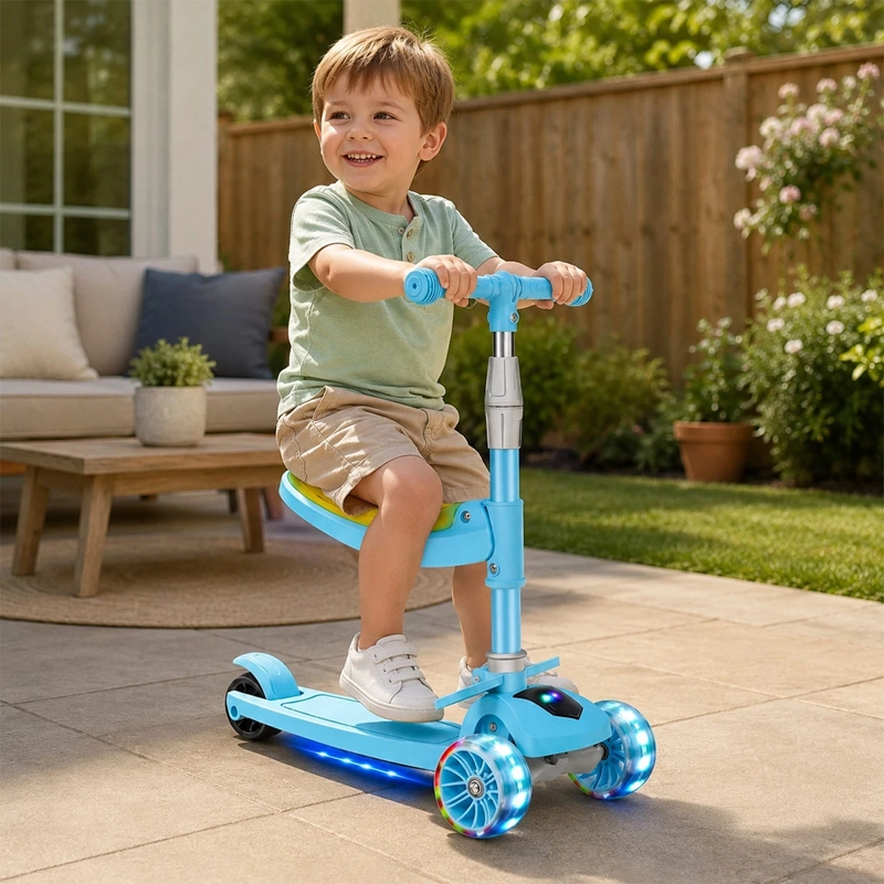 SCOOTER KIDSCOOL PLEGABLE CON ASIENTO - 7