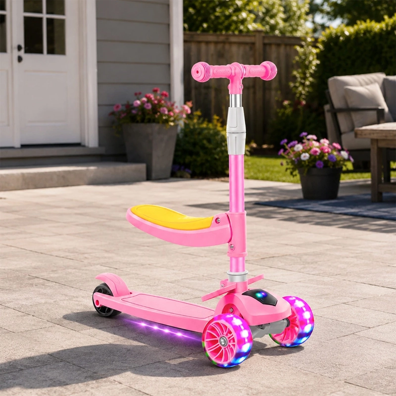 SCOOTER KIDSCOOL PLEGABLE CON ASIENTO - 1