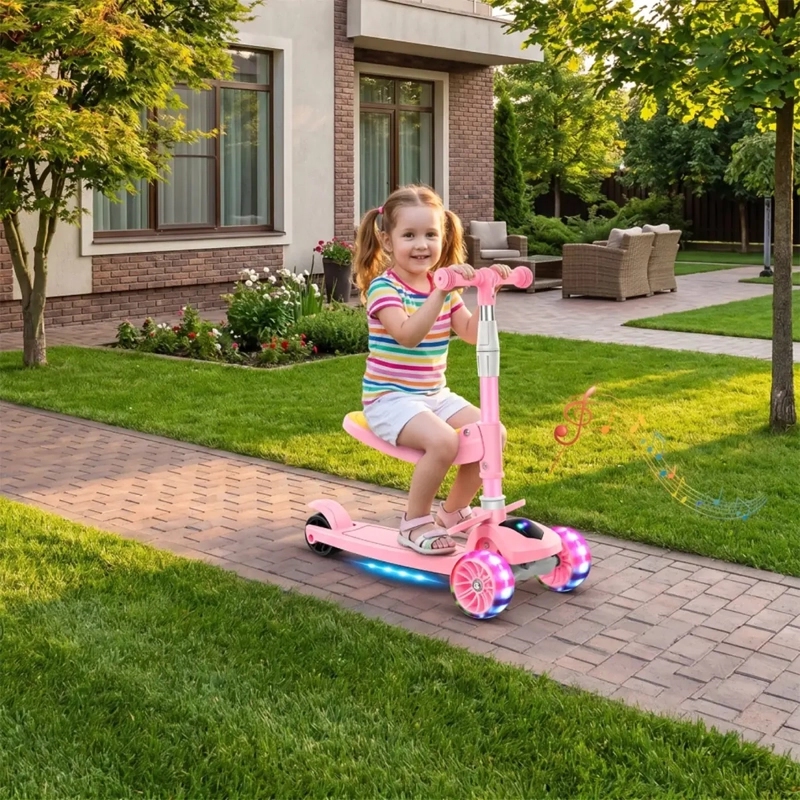 SCOOTER KIDSCOOL PLEGABLE CON ASIENTO - 7