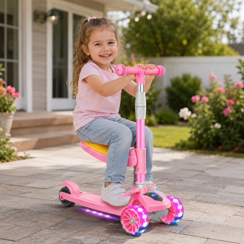SCOOTER KIDSCOOL PLEGABLE CON ASIENTO - 8