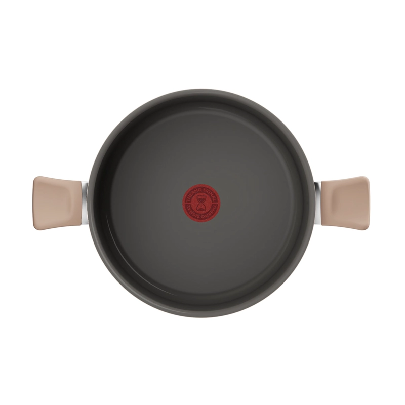 OLLA TEFAL CERADELICE CON TAPA 24 CM BEIGE - 2