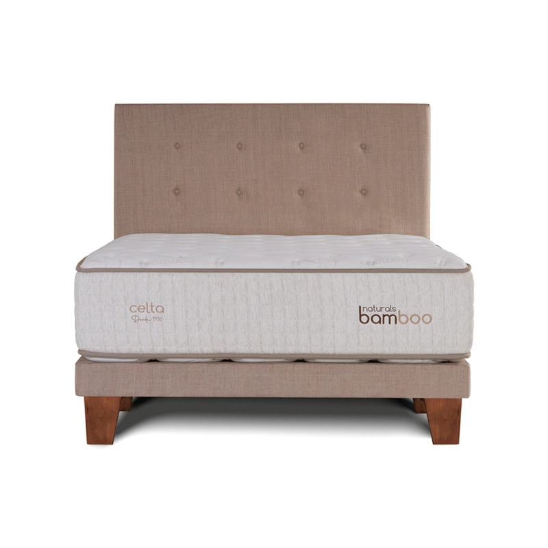 CAMA EUROPEA CELTA NATURALS BAMBOO KING + SET CONCEPT - 2