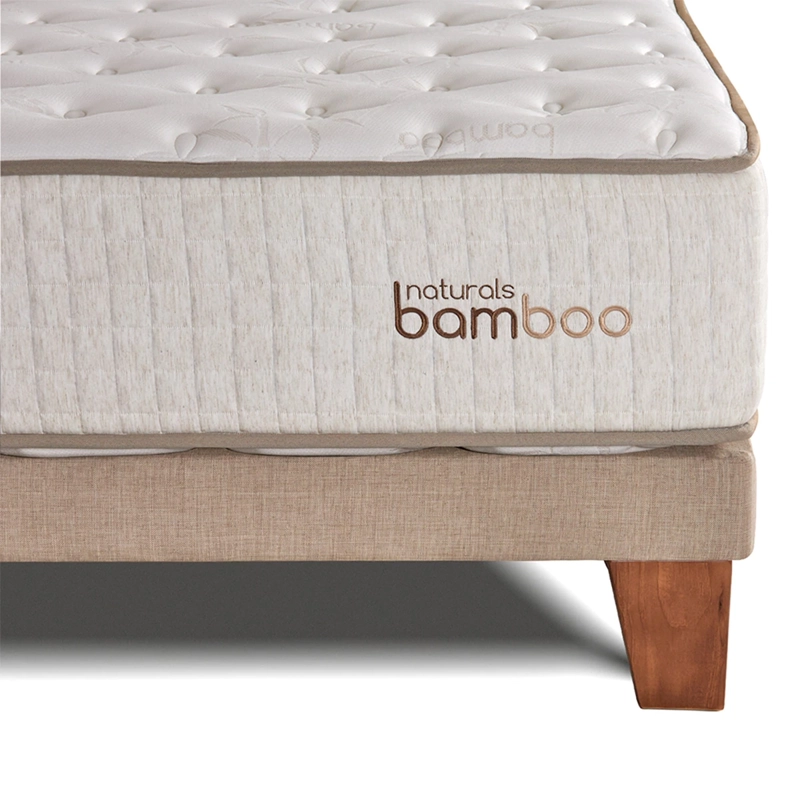 CAMA EUROPEA CELTA NATURALS BAMBOO KING + SET CONCEPT - 5