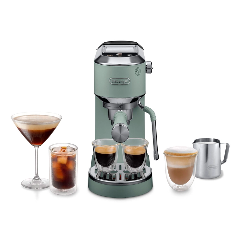 CAFETERA DELONGHI HIDROPRESION DEDICA DUO PISTACHO - 1