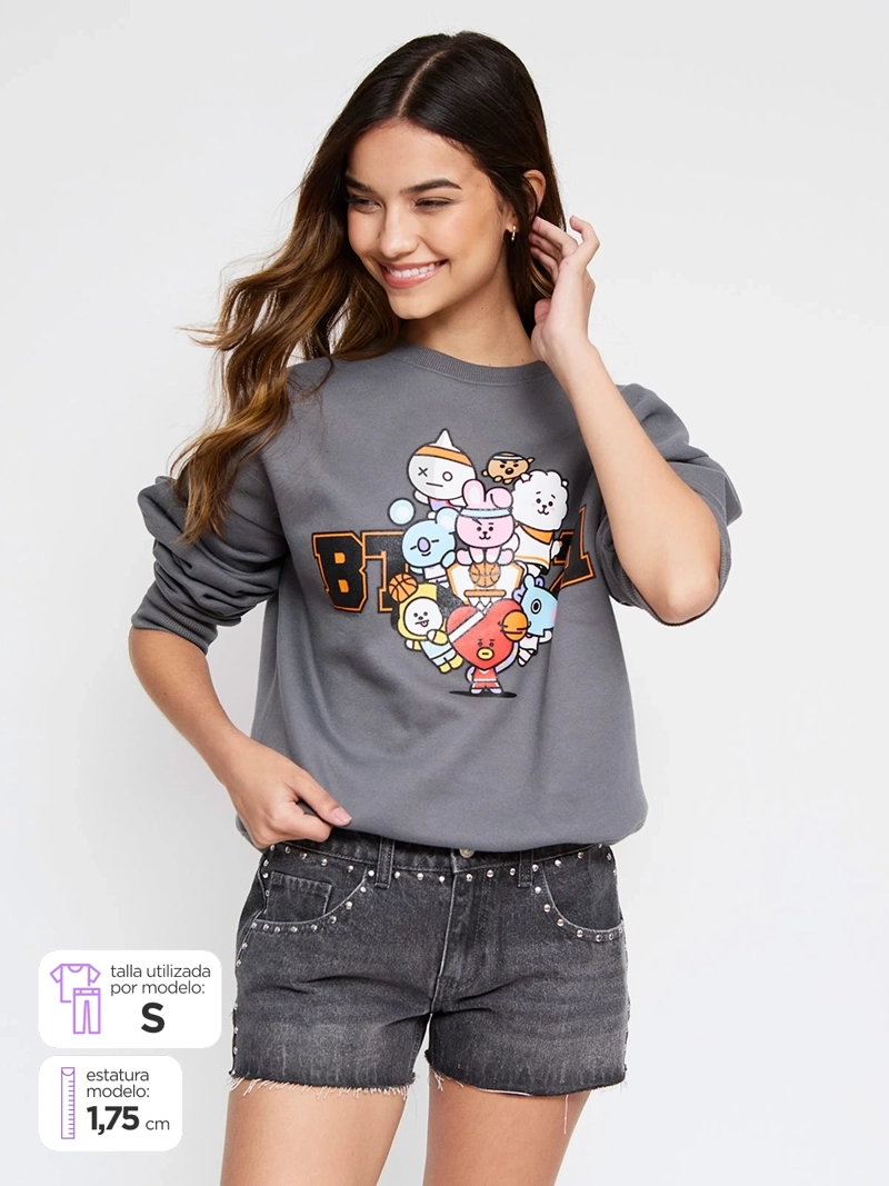 POLERÓN MUJER INDEX MANGA LARGA BT21 - 1