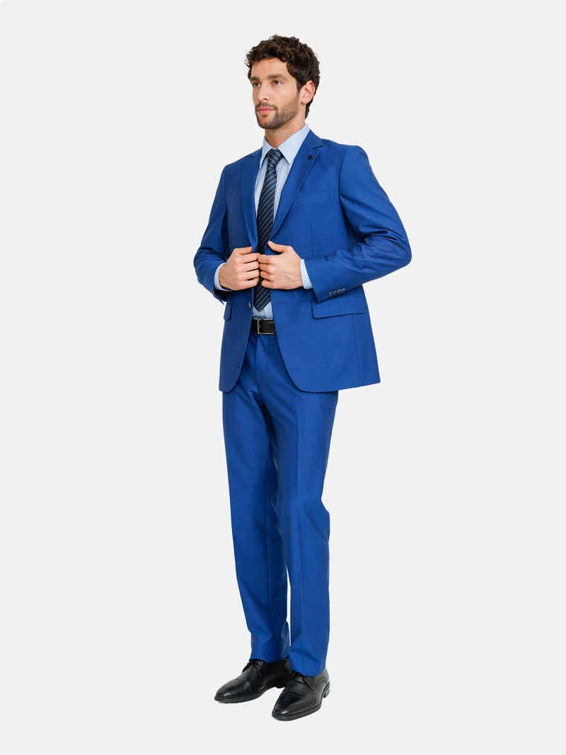 TRAJE EJECUTIVO HOMBRE TRIAL REGULAR FIT LISO FORMAL - 1