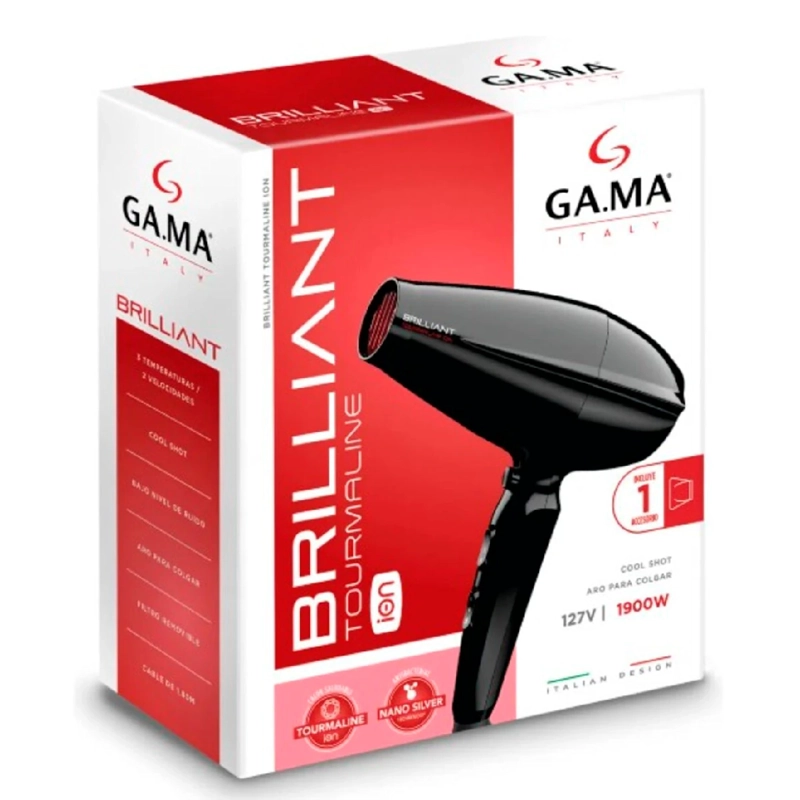 SECADOR DE PELO GAMA BRILLIANT TOURMALINE ION - 4