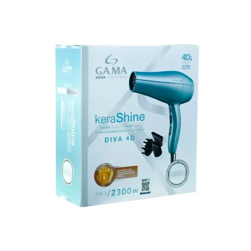 SECADOR DE PELO GAMA DIVA 4D KERA-SHINE - 4