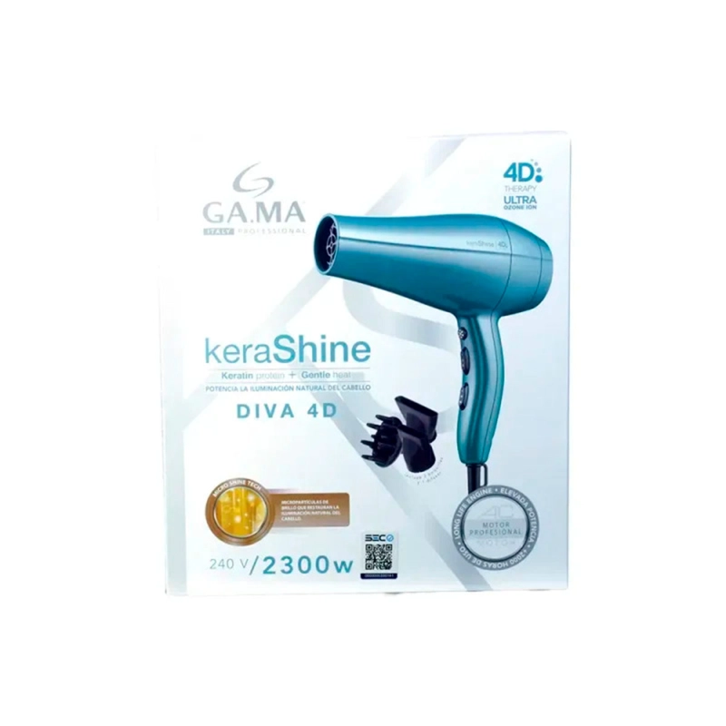 SECADOR DE PELO GAMA DIVA 4D KERA-SHINE - 5