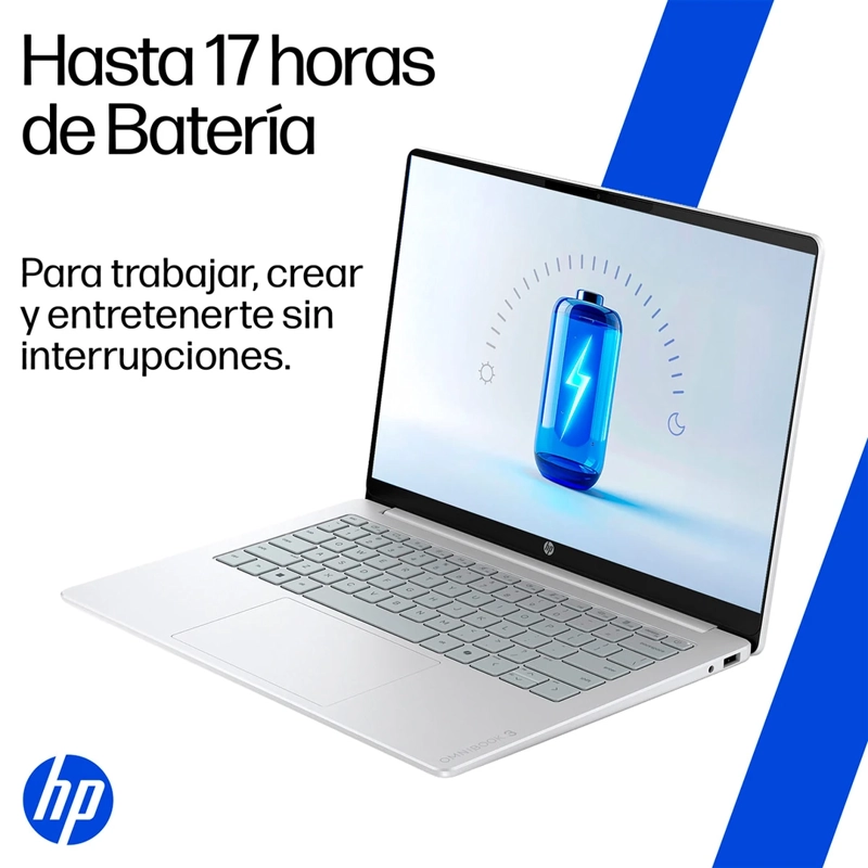 NOTEBOOK HP OMNIBOOK 3 14-HU0050LA INTEL CORE 5 8GB RAM 512GB SSD 14" 2K - 9
