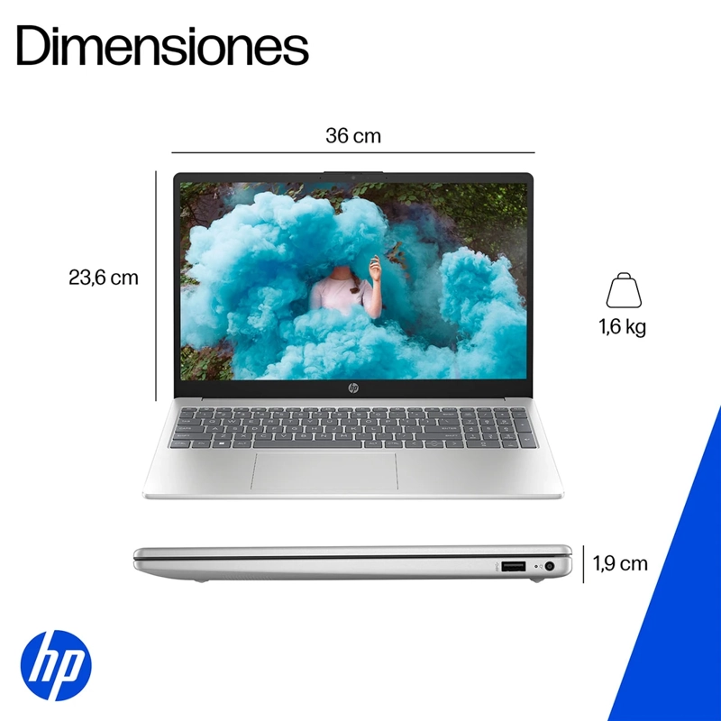 NOTEBOOK HP 15-FC0287LA AMD RYZEN 7 8GB RAM 512GB SSD 15.6" - 10