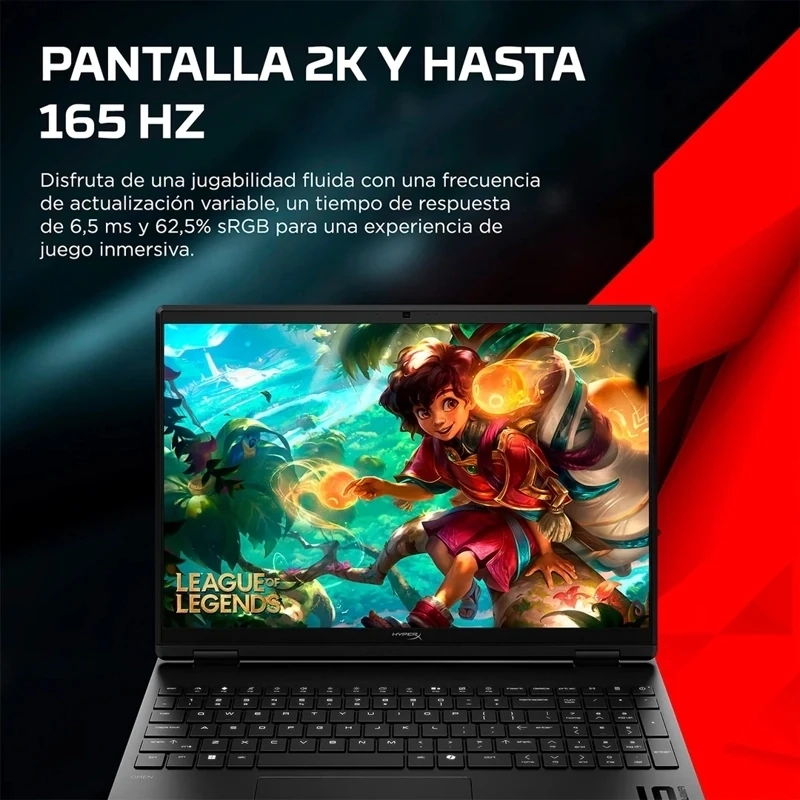 NOTEBOOK HP HYPERX OMEN 15-GA0001LA INTEL CORE I7 16GB RAM 512GB SSD NVIDIA RTX 5060 15.3" - 8