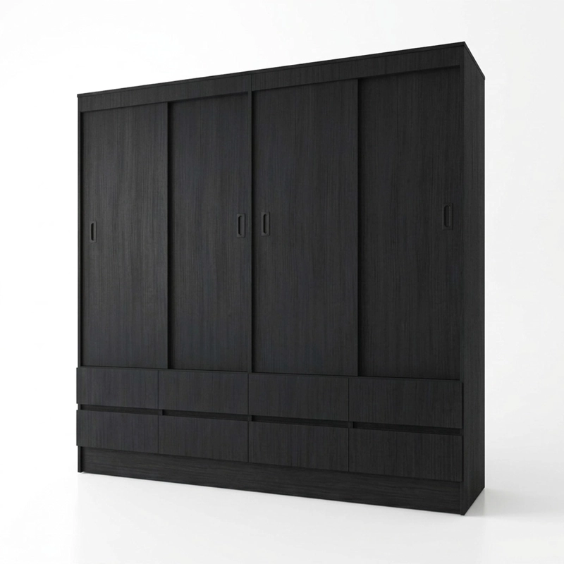 CLOSET CIC MAULE 4 PUERTAS 8 CAJONES ESPRESSO - 2