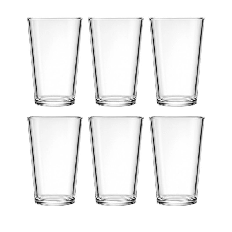 SET X6 VASOS DORAL GLASSGOW ROCK N ROLL 350 ML