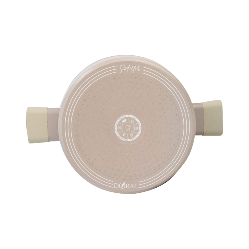 OLLA DORAL PRESS CAST SATELLITE 24 CM MARFIL - 4