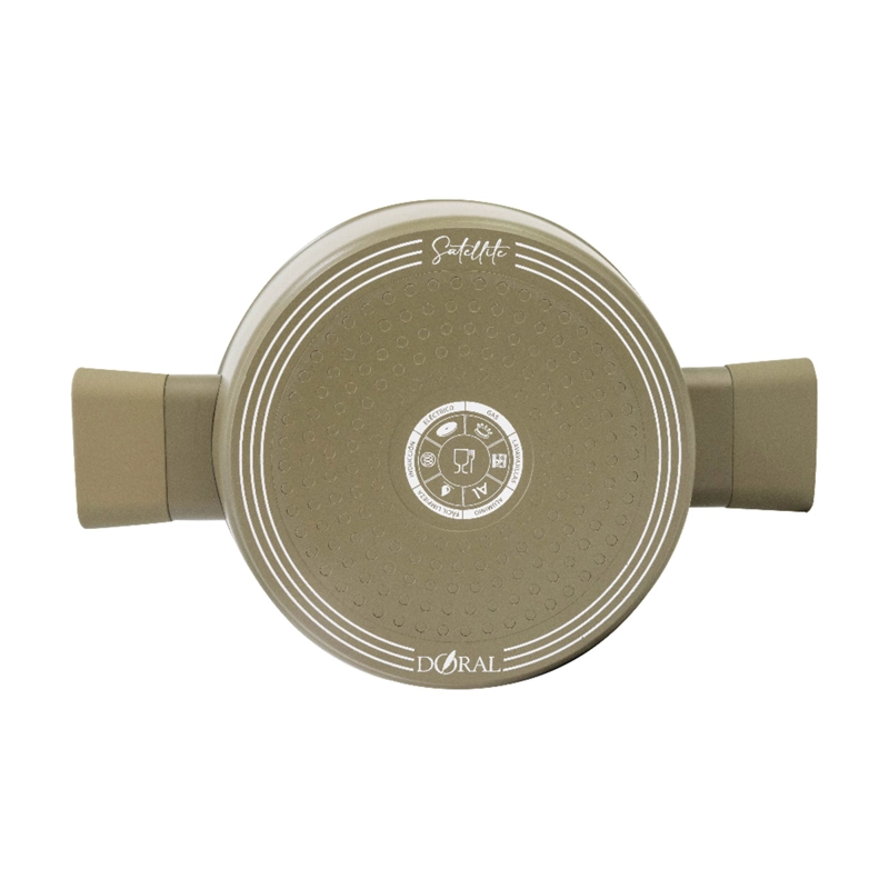 OLLA DORAL PRESS CAST SATELLITE 24 CM VERDE - 4