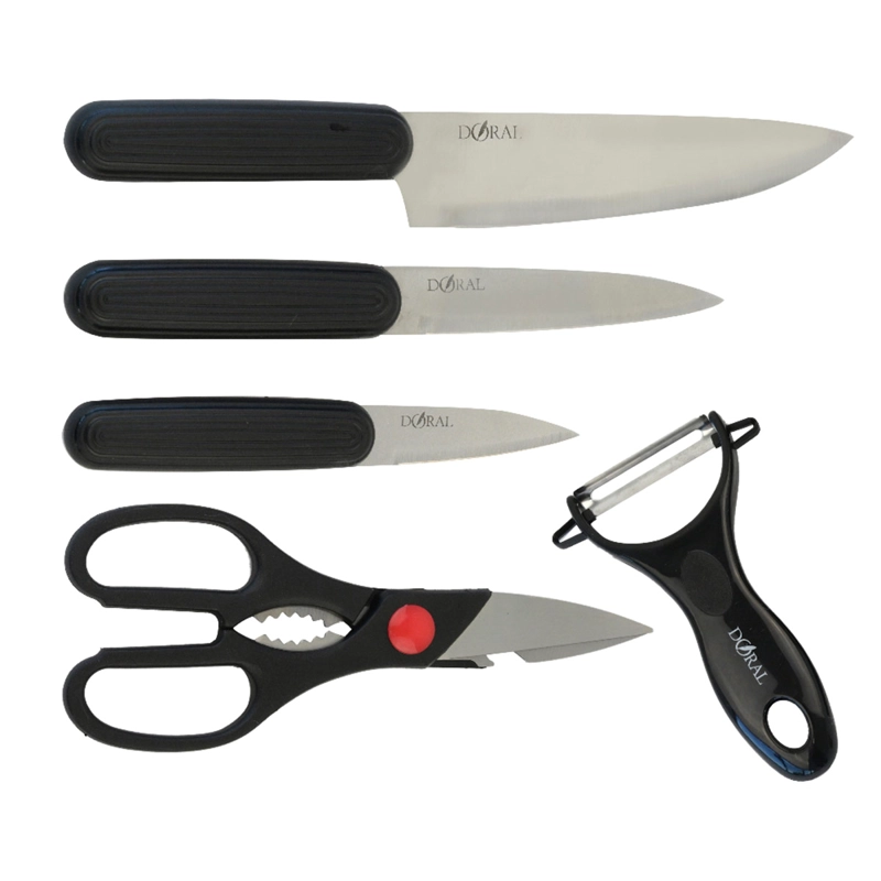 SET 5 UTENSILIOS DE COCINA DORAL ESSENTIAL