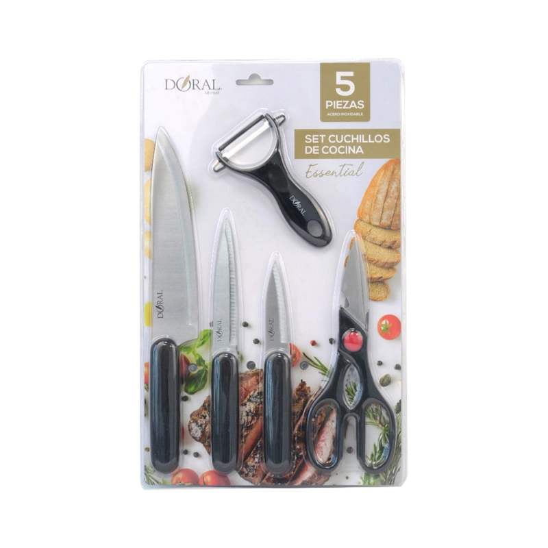 SET 5 UTENSILIOS DE COCINA DORAL ESSENTIAL - 4