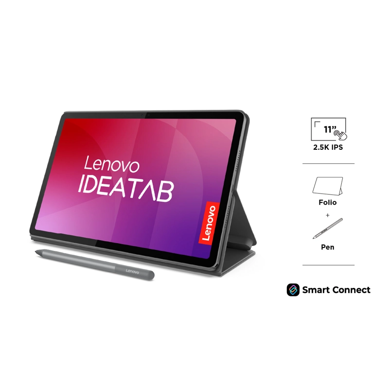 TABLET LENOVO IDEATAB 11” 128GB + LÁPIZ + FOLIO