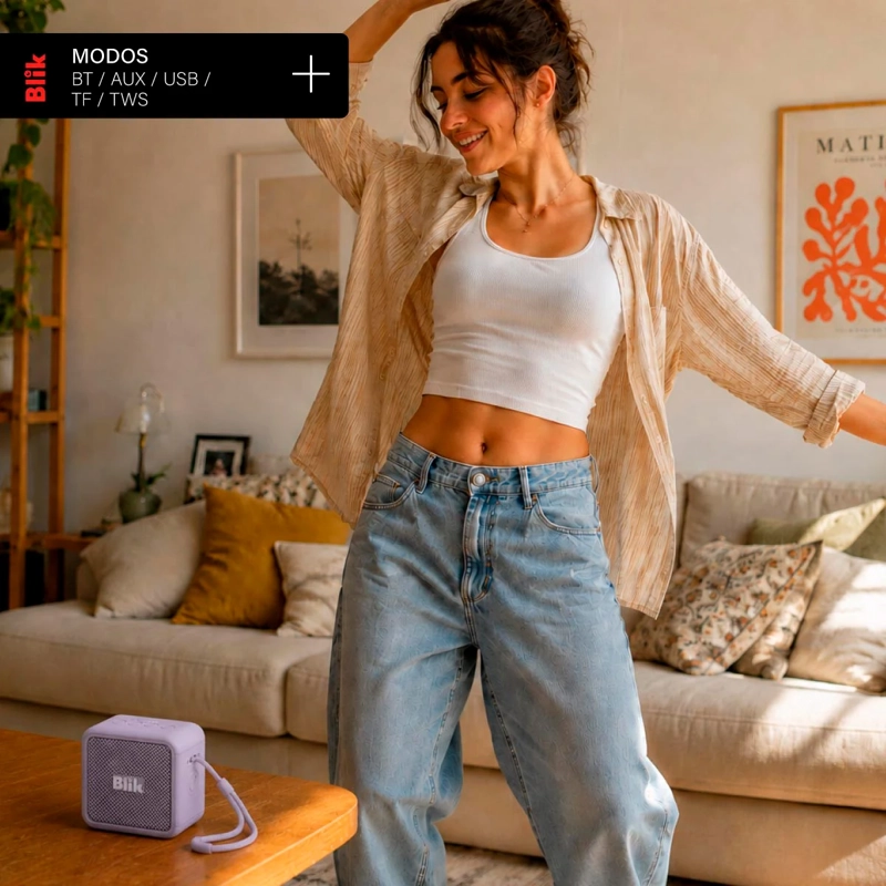 PARLANTE BLUETOOTH BLIK BASSGO 15W - 8