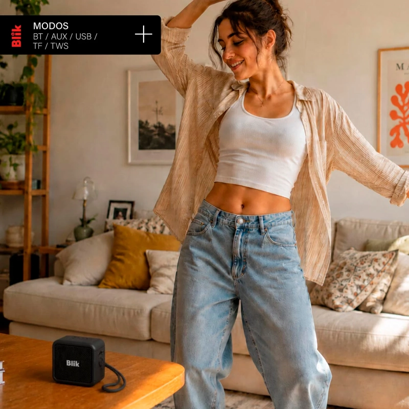 PARLANTE BLUETOOTH BLIK BASSGO 15W - 8