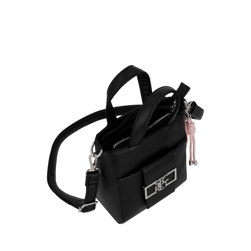  CARTERA BANDOLERA SECRET IBIZA  NEGRA  - 4