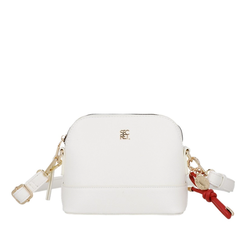  CARTERA BANDOLERA SECRET KANSAS BLANCA  - 1