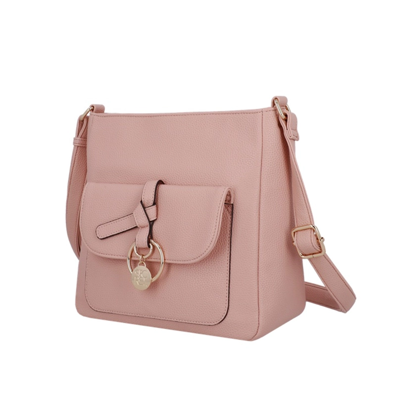 CARTERA BANDOLERA SECRET MANTUA ROSADA  - 2