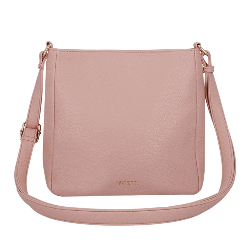  CARTERA BANDOLERA SECRET MANTUA ROSADA  - 3