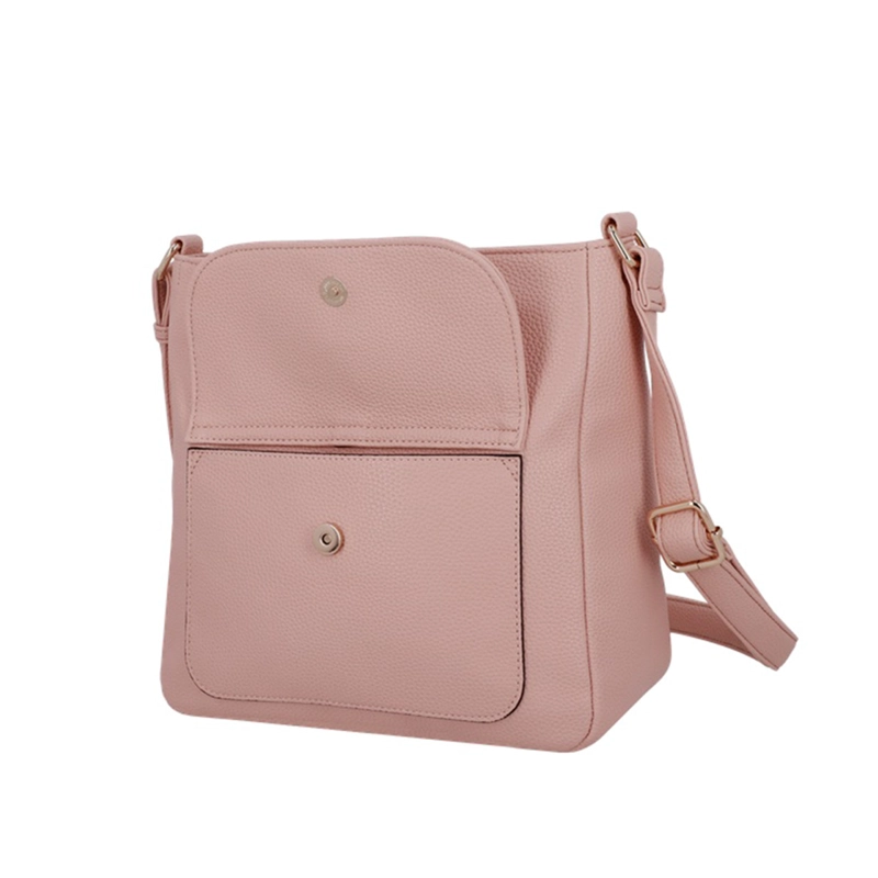  CARTERA BANDOLERA SECRET MANTUA ROSADA  - 5