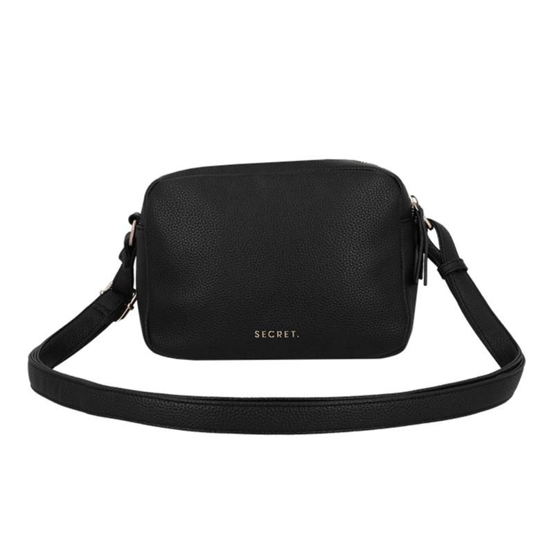  CARTERA BANDOLERA SECRET MANTUA NEGRA  - 3