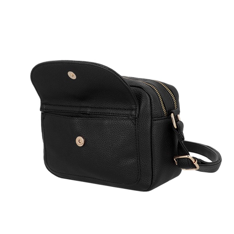  CARTERA BANDOLERA SECRET MANTUA NEGRA  - 5