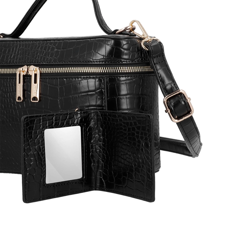  CARTERA BANDOLERA SECRET MINSK NEGRA  - 6