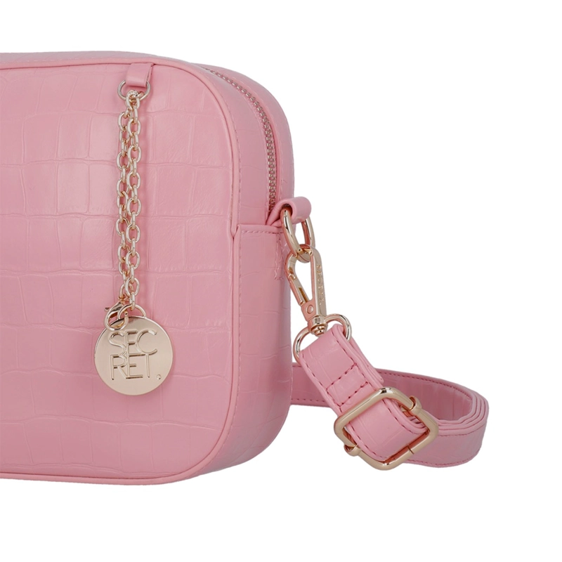  CARTERA BANDOLERA SECRET OSAKA ROSADA  - 5